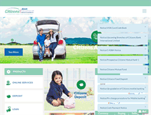 Tablet Screenshot of ctznbank.com